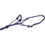 Knotted Rope Halter Cob Purple
